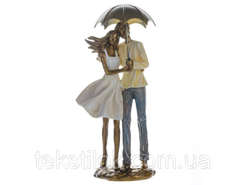 Статуетка Пара під парасолькою 27,5 см., фото 1