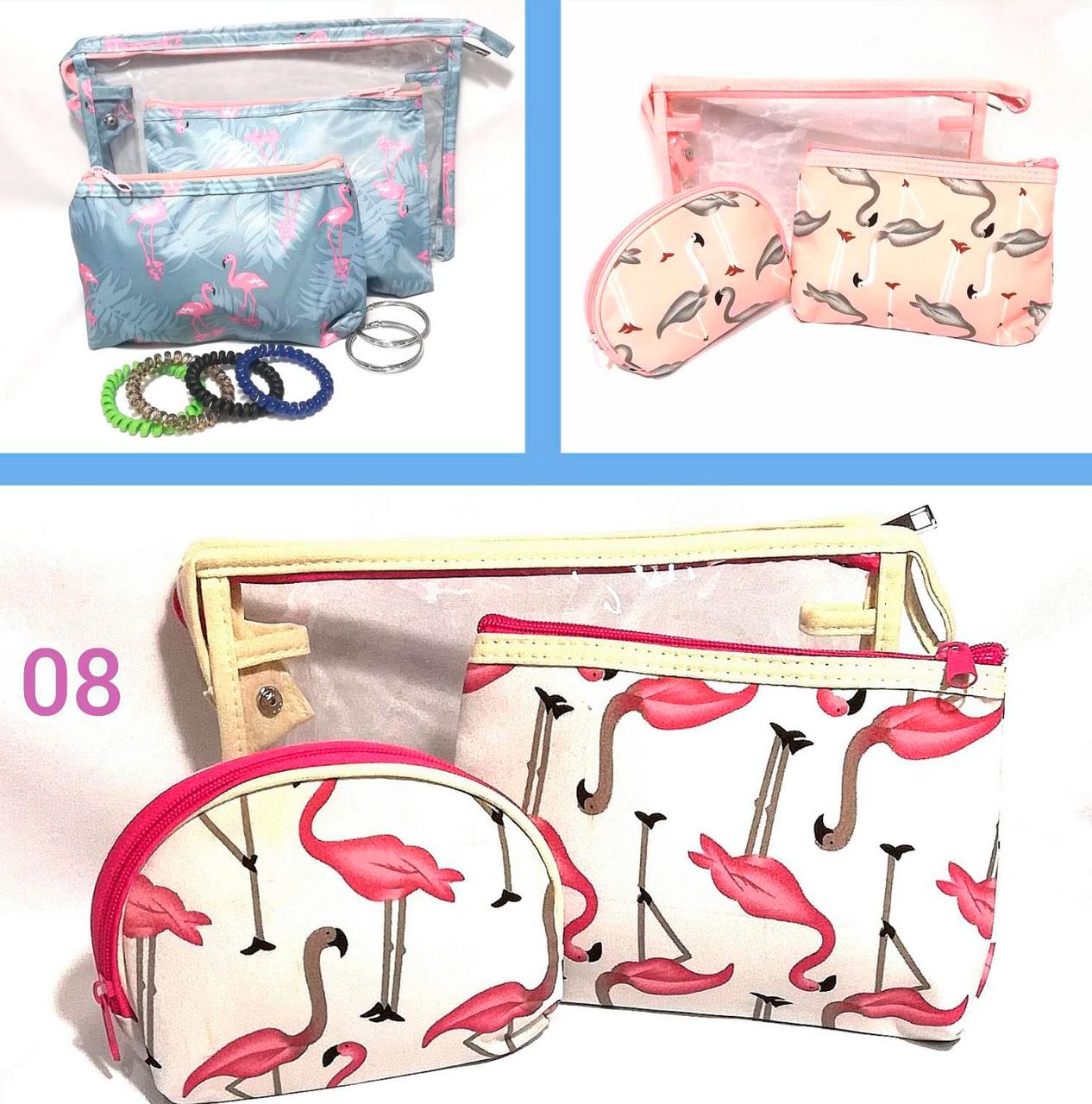 Косметички женские 3-в-1. Арт.: KZ007-08