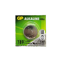 Часовая батарейка LR 1130 / 189 / AG10 GP Alkaline (1шт.)