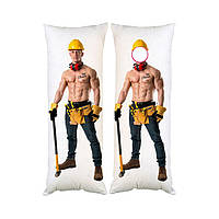 Подушка дакимакура Тело мужчины с вашим фото декоративная ростовая подушка для обнимания