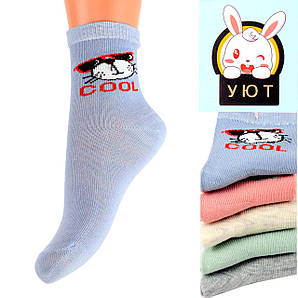 Шкарпетки дитячі короткі Затишок CL01-2 8-12. В упаковці 10 пар