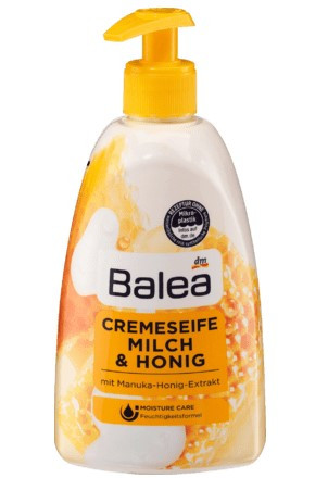 Рідке мило Balea Creme Seife Milсh & Honing 500 мл балеа мило рідке "Мед-молоко", фото 1