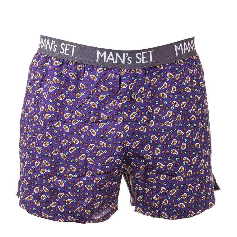 Сімейні чоловічі труси MAN's SET. Колір індіго. Артикул: 04-0337