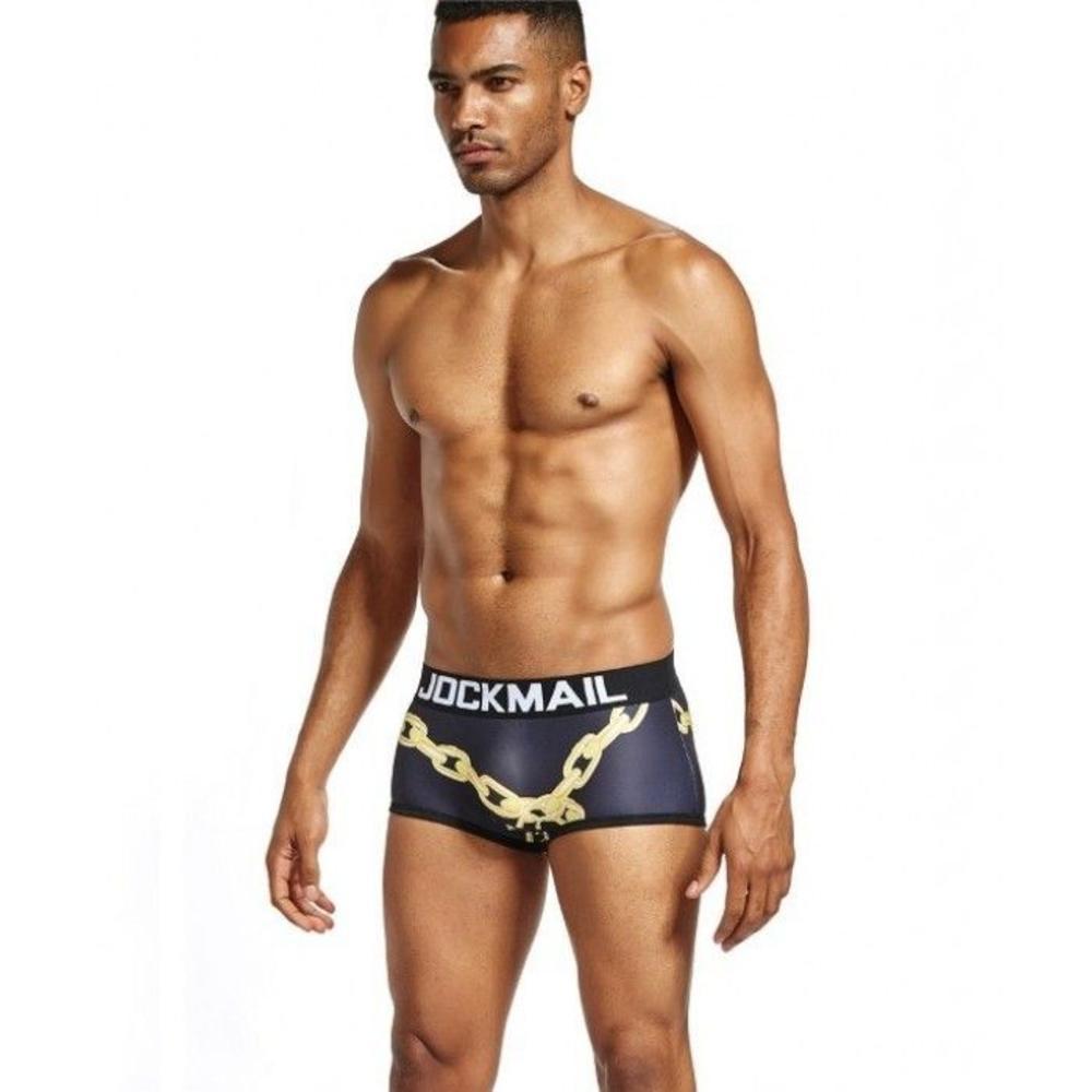 Чоловічі труси боксерки Jockmail. Колір чорний. Артикул: 04-0410