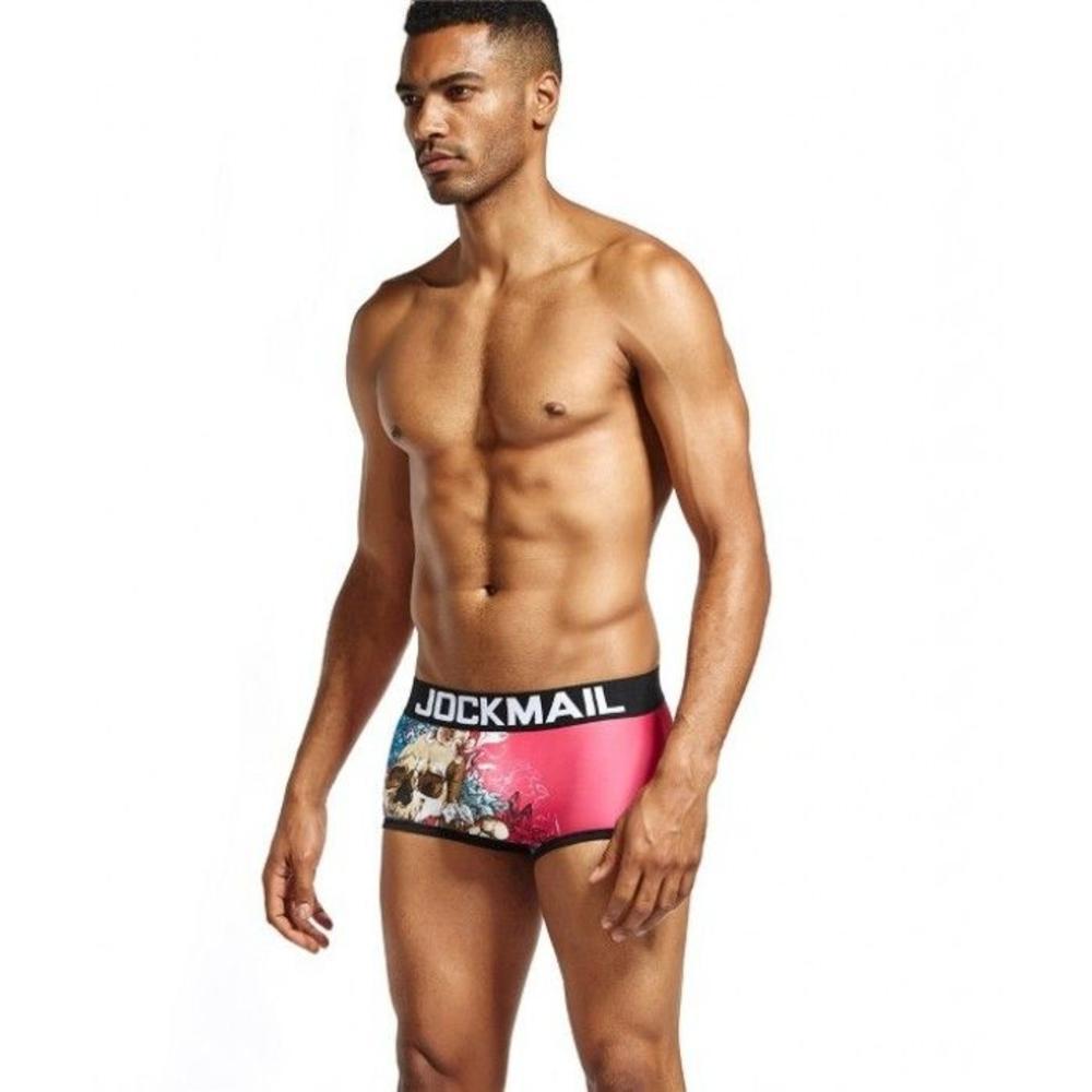 Боксери рожевого кольору з малюнком Jockmail