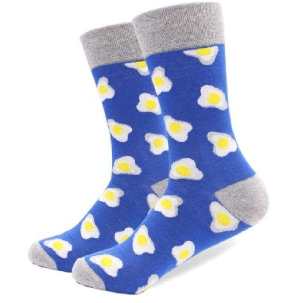 Шкарпетки від бренду Friendly Socks з принтом "Смажене яйце"