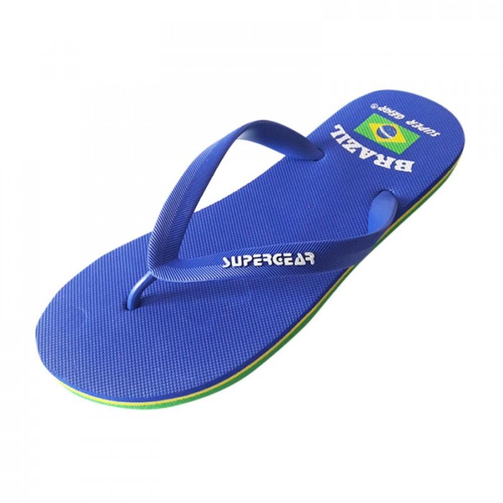 В'єтнамки для пляжу від бренду Super Gear синього кольору