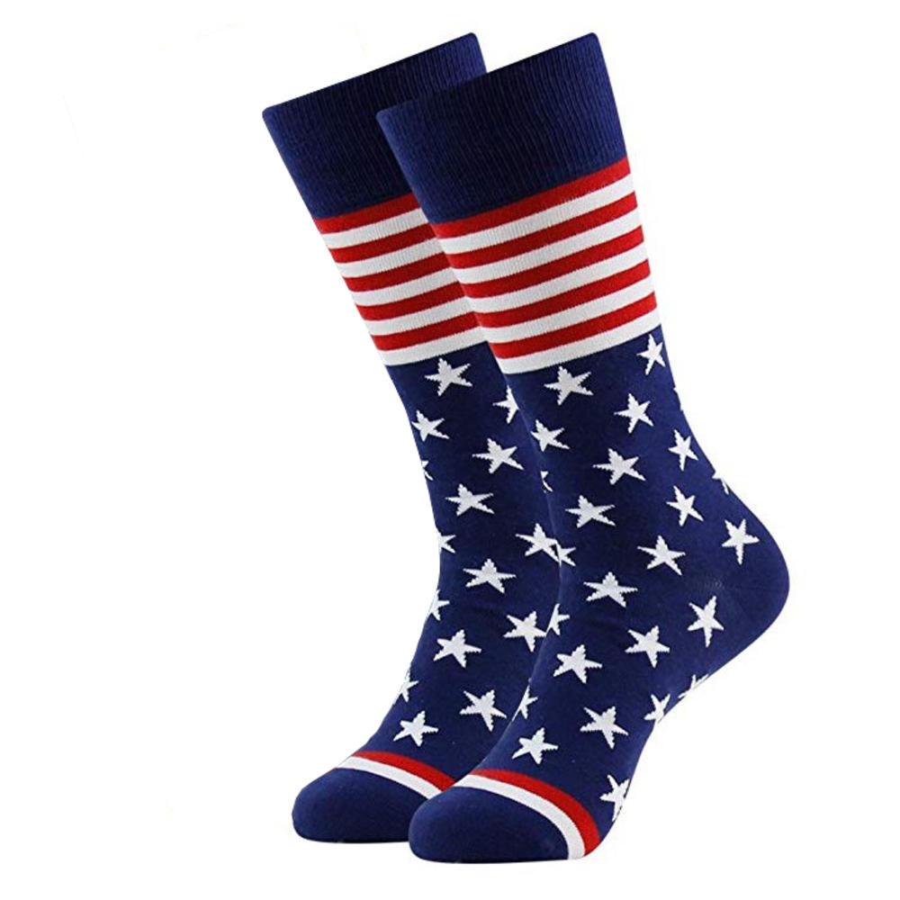Високі шкарпетки Friendly Socks. Колір темно-синій. Артикул: 27-0035