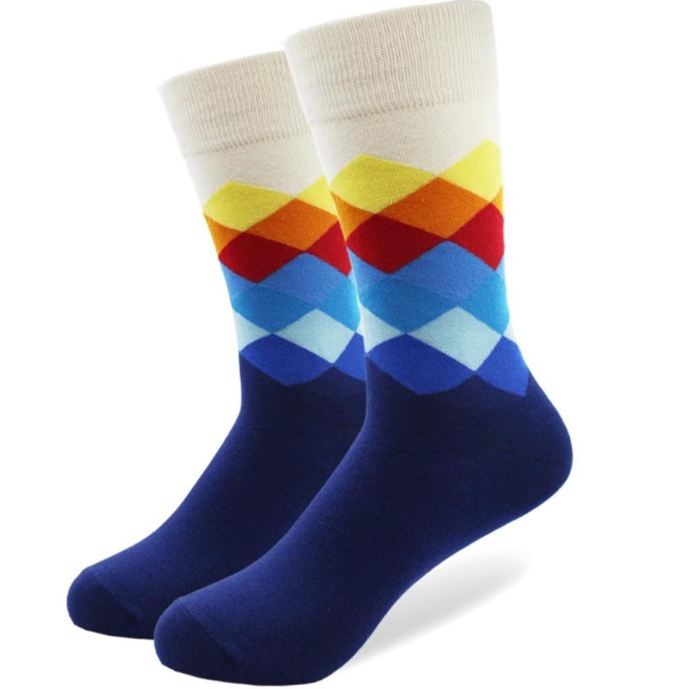 Високі шкарпетки Friendly Socks. Колір темно-синій. Артикул: 27-0045