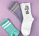 Шкарпетки SOX м'ятного кольору з білими смужками, фото 2