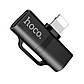 Перехідник для iPhone iPad на подвійний Lightning Hoco Lightning to dual lightning LS20. Black, фото 2