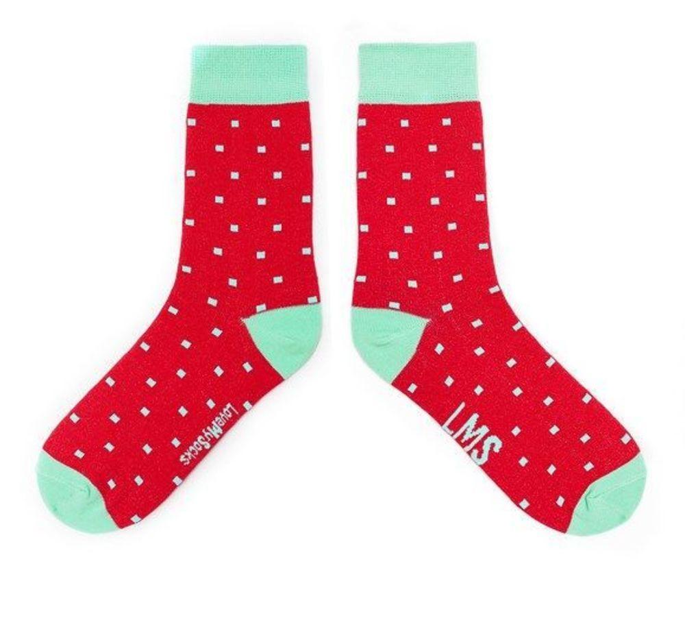 Комплект шкарпеток LoveMySocks. Колір червоний. Артикул: 27-0082