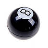 Магічна куля-передсказач російською 10 см Magic Ball 8 чорна кулька з відповідями куля долі бажань, фото 3
