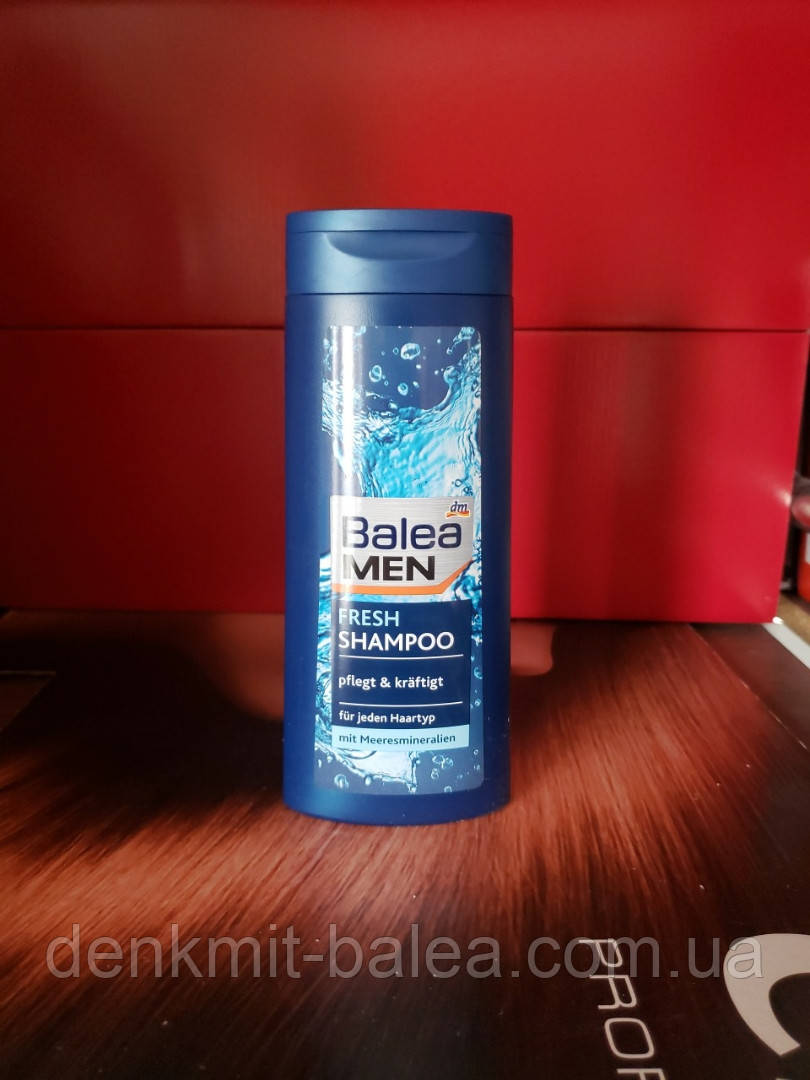 Мужской шампунь Прикосновение Свежести Balea Men Fresh Shampoo 300 мл - фото 2 - id-p170226177