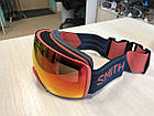 Гірськолижна маска Smith Skyline XL Red Rock Лінза S3 ChromaPop Sun Red Mirror (Уцінка), фото 6