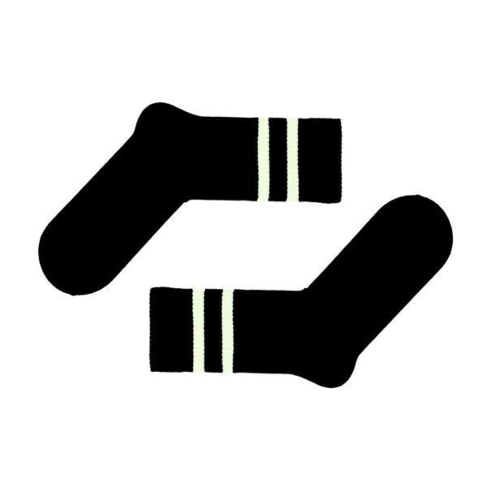 Чоловічі чорні шкарпетки з білими смужками. ТМ SOX