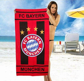Пляжний рушник FC Bayern Munchen червоний