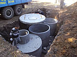 Кільця бетонні для колодязів/септиків 2 метри, фото 4