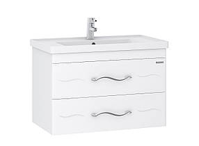 Тумба навісна з умивальником Канті Sanwerk Mindal Air 80