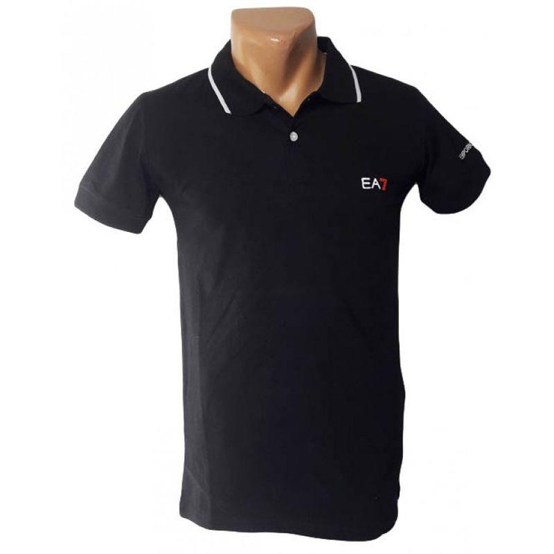 Чоловіча футболка від бренду Sport Line чорного кольору