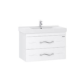 Тумба навісна з умивальником Принц Sanwerk Mindal Air 90