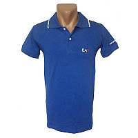 Мужская футболка Sport Line из хлопка синего цвета