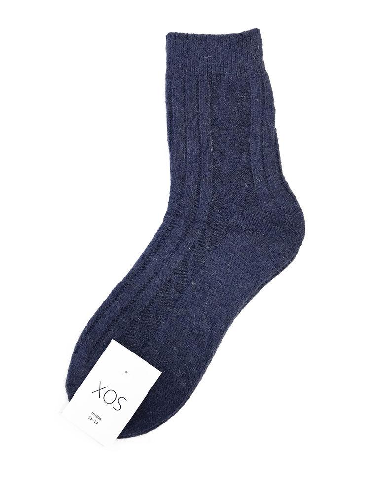 Зимові шкарпетки SOX. Колір синій. Артикул: 27-0254