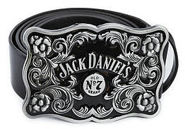 Пряжка Jack Daniels (прямокутна чорна пряга), Комплект поставки товару Пряжка + ремінь (кожзам)