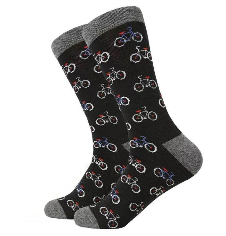 Чоловічі шкарпетки Bicycle від бренду Friendly Socks чорні