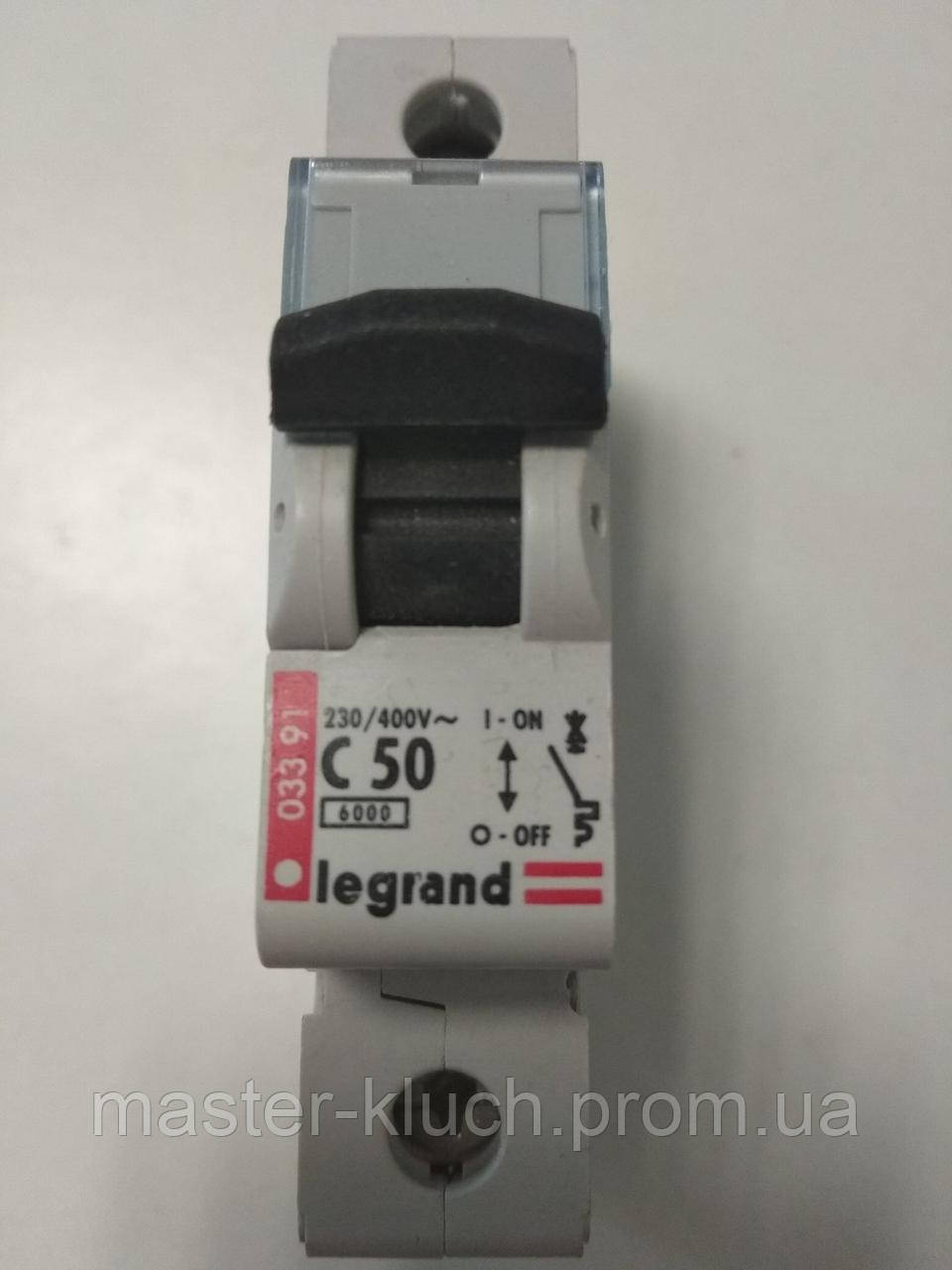 Автоматический выключатель Legrand Lexic 1Р С 50А - фото 1 - id-p31670507