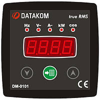 DATAKOM DM-0101 Мультиметр, 1 фаза, 72x72mm