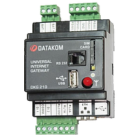 DATAKOM DKG-210-D3 GPRS GSM+Ethernet Интернет шлюз, DC источник питания