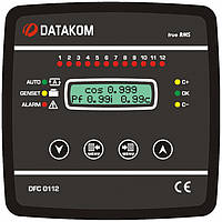 DATAKOM DFC-0112 PFC, 128x64 B&W дисплей,144x144мм,12 шагов + RS485 + SVC
