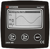 DATAKOM DKM-409-S Анализатор, 96x96 мм, ЖК-дисплей 2,9 + 31 гармоники