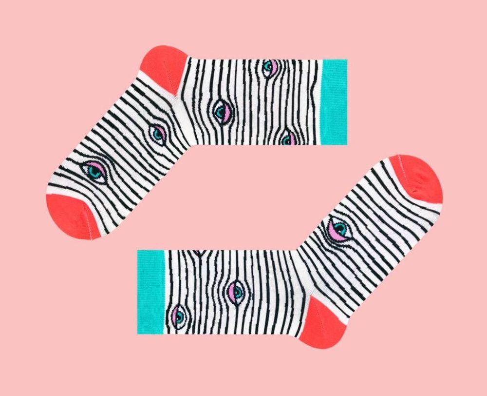 Смугасті шкарпетки від SOX "Глазебра"