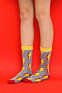 Високі шкарпетки SOX. Колір сірий. Артикул: 27-0182, фото 2