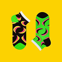 Короткие разнопарные носки SOX с цветными бананами