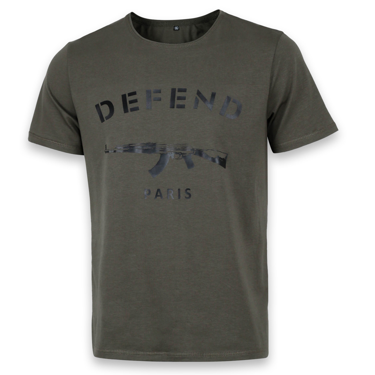 Футболка чоловіча хакі HOPE з принтом "DEFEND" Ф-10 KHA XXL (Р) 20-802-020, фото 1