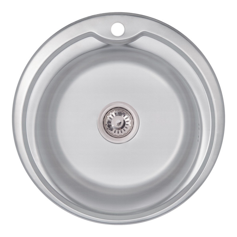 Кухонна мийка Lidz 510-D Decor 0,8 мм (LIDZ510DDEC)