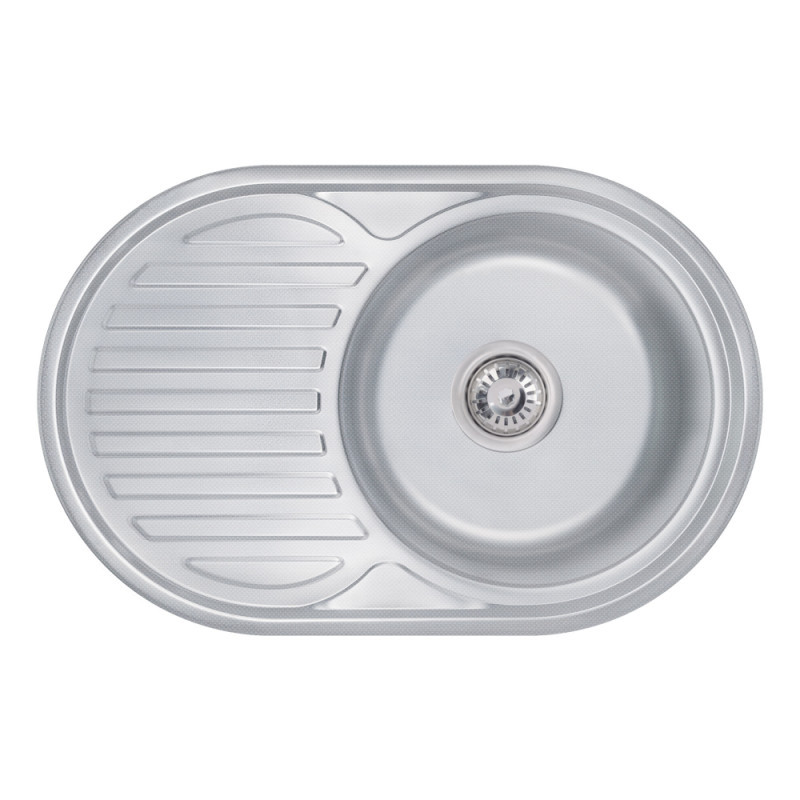 Кухонна мийка Lidz 7750 Decor 0,8 мм (LIDZ7750DEC)