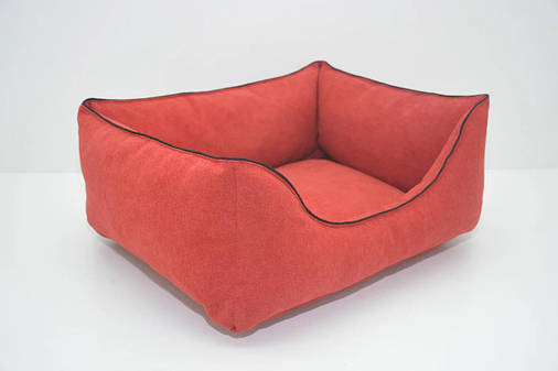 Лежак Лори Мираж №3 50 х 65 х 23 см Красный, фото 2
