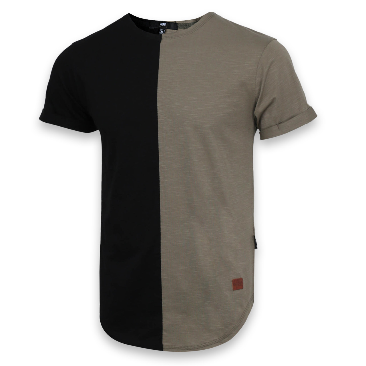 Футболка чоловіча хакі/чорна HOPE Ф-12 KHA/BLK S(Р) 18-652-021, фото 1
