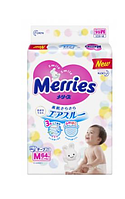 Японські підгузники Merries (Мерриес) M (6-11kg) 64шт. 2 упаковки