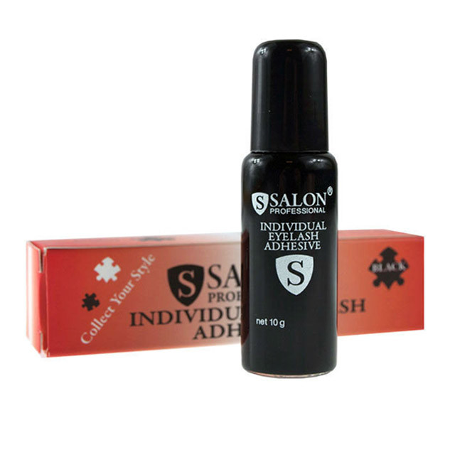 Kлей для пучків Salon у пляшці чорний