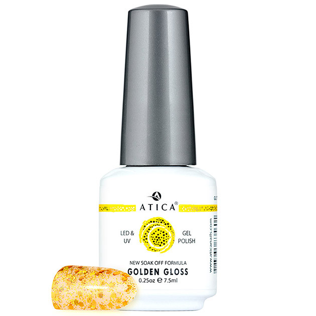 Гель-лак Atica GPM120 Golden Gloss 7,5 мл