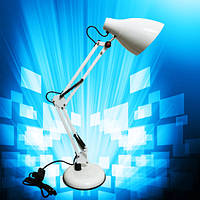 Лампа настільна з підставкою біла/чорна