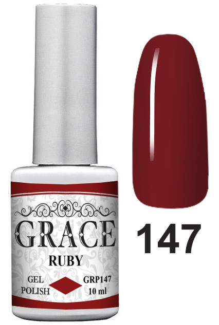 Гель-лак GRACE GRP147 Ruby 10ml