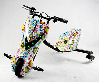 Електроскутер Crazy Bug квітковий принт для райдерів Дрифт-карт Windtech Drift Cart 8 ⁇