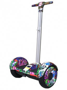 Гіроскутер із ручкою А8 Smart Balance 10.5" джунглі