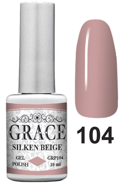 Гель-лак GRACE GRP104 Silken Beige 10ml